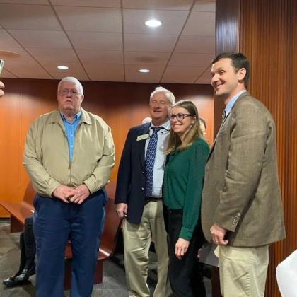 Emily Floore, Executive Director of St. Marys Riverkeeper, visited the Georgia capitol to participate in a hearing on Georgia H.B. 71.