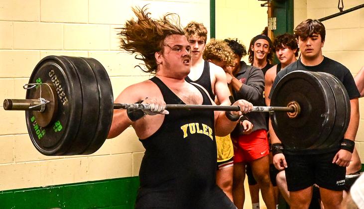The Yulee High School weightlifting team hosted Bishop Kenny on Wednesday. The Hornet lifters compete in the Suwannee Invitational March 16. The tournament begins at 4:30 p.m. Photos by Chuck Lewis/special