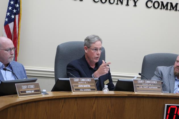 Commissioner Huppman said that the county is “at a crossroads” and needs to save 50 acres on the sound end of Amelia Island from development by purchasing it but voted to accept a legal settlement that would allow development of the property. Photo by Julia Roberts/News-Leader