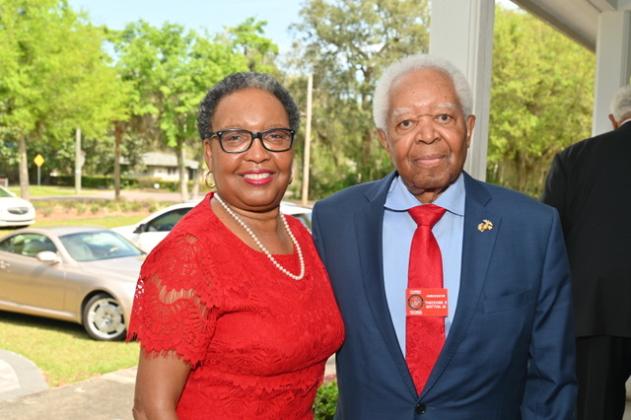 Vernell Stewart Britton, chairman, and Ambassador Theodore R. Britton. Submitted photo