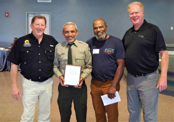 Pictured are, from left, Chuck Hatcher, Henry Gonzalez, Joe Howard and Bill Bryan. Submitted photo