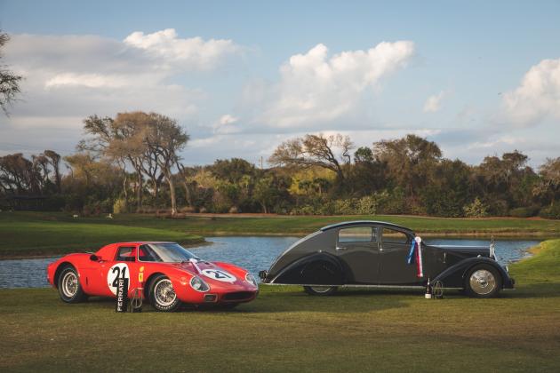 A 1935 Voisin C25 Aerodyne and a 1964 Ferrari 250 LM were crowned Best in Show at The Amelia Concours d’Elegance, its 28th annual event. Photos courtesy of Hagerty Media