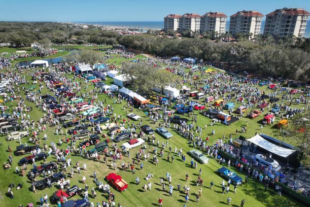 An aerial view of The Amelia at The Golf Club of Amelia Island. Photos courtesy of Hagerty Media 
