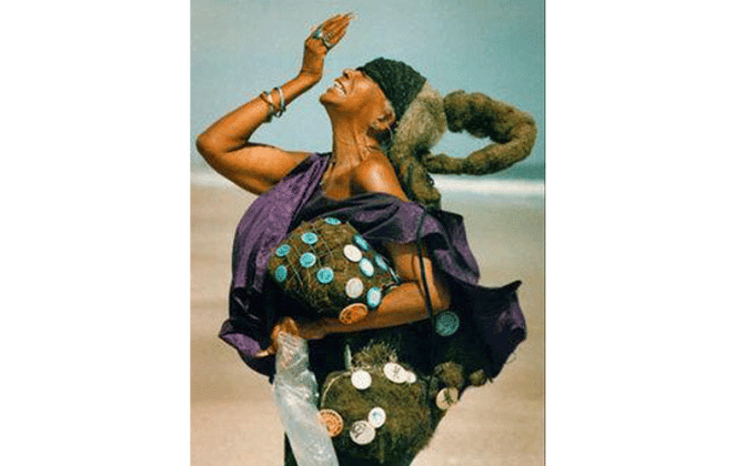 This portrait of The Beach Lady of American Beach was the inspiration for a sign created and donated by local company Fastsigns.