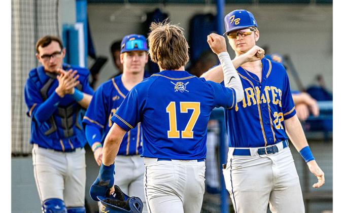 The Fernandina Beach High School baseball team beat Ponte Vedra a week ago set a new school record with its 16th win in a row, and No. 17 came Friday. Photos by Penny Glackin/special