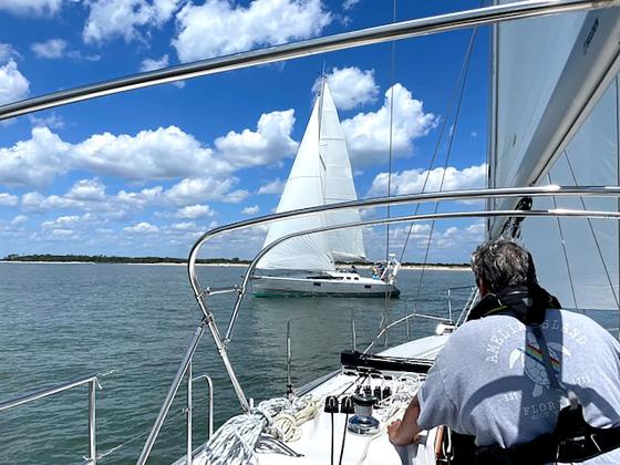 Amelia Island Sailing Club’s fourth race of the season. Submitted photo