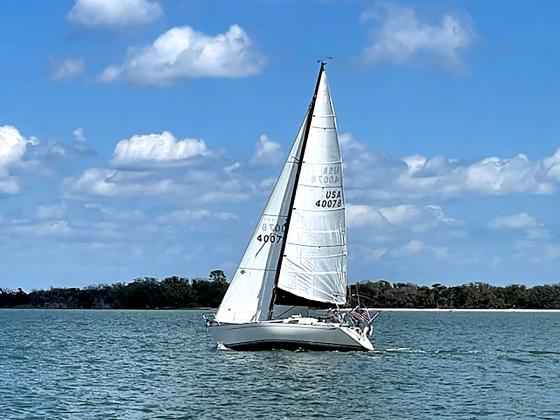 Amelia Island Sailing Club’s fourth race of the season. Submitted photo