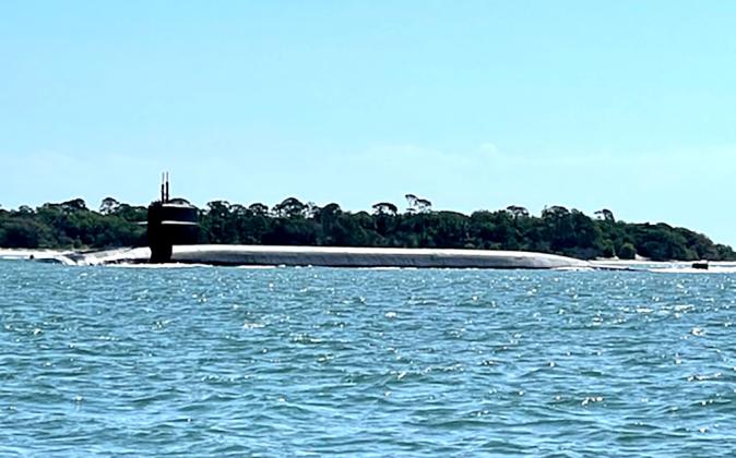 A sub on the race course. Submitted photo