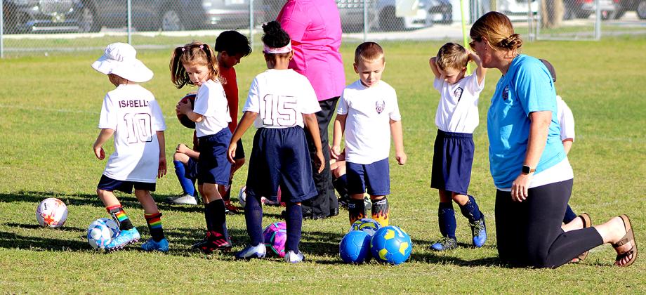 Youth soccer teams hit the fields Wednesday at the Amelia Island Youth Soccer complex on Bailey Road for spring league action. Photo by Beth Jones\News-Leader