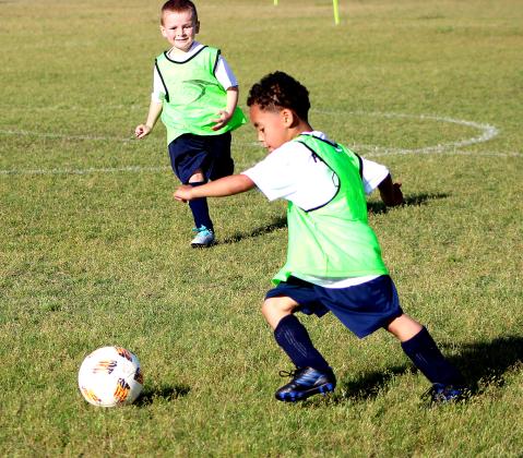 Youth soccer teams hit the fields Wednesday at the Amelia Island Youth Soccer complex on Bailey Road for spring league action. Photo by Beth Jones\News-Leader