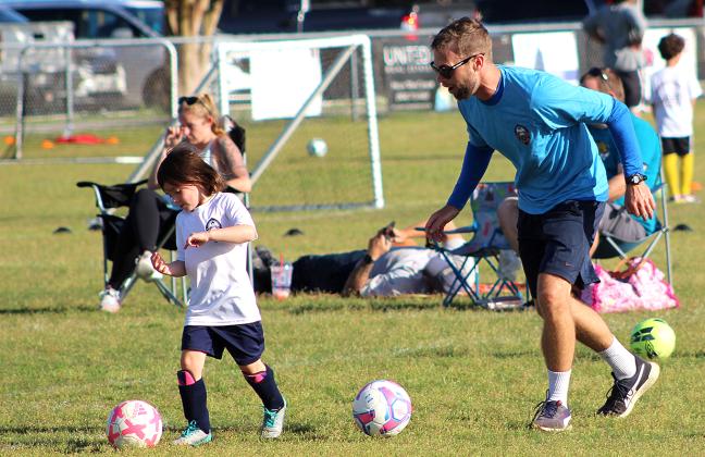 Youth soccer teams hit the fields Wednesday at the Amelia Island Youth Soccer complex on Bailey Road for spring league action. Photo by Beth Jones\News-Leader
