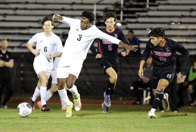 Soccer star, prom king and valedictorian Sebastian Joinville led the Yulee High School soccer team in its season this year. Photo by Holly Dorman/News-Leader