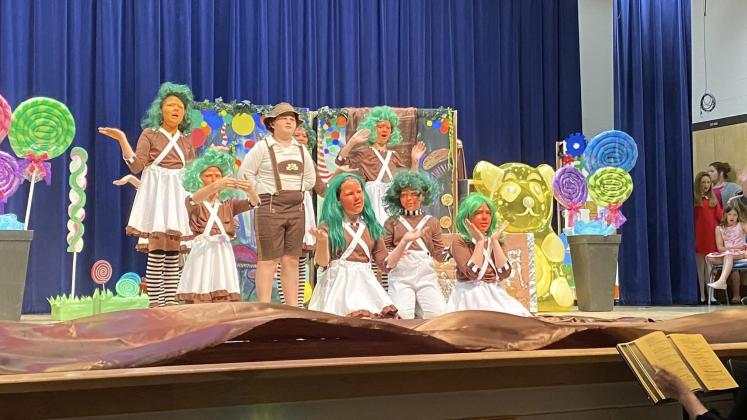 The Wildlight Elementary School drama club put on a "sweet" showing of "Willy Wonka and the Chocolate Factory."  Submitted photo
