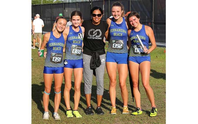 Fernandina Beach High School was represented by six athletes Thursday in the state track and field championships at the University of North Florida. Photos by Stephanie Nichols/Special