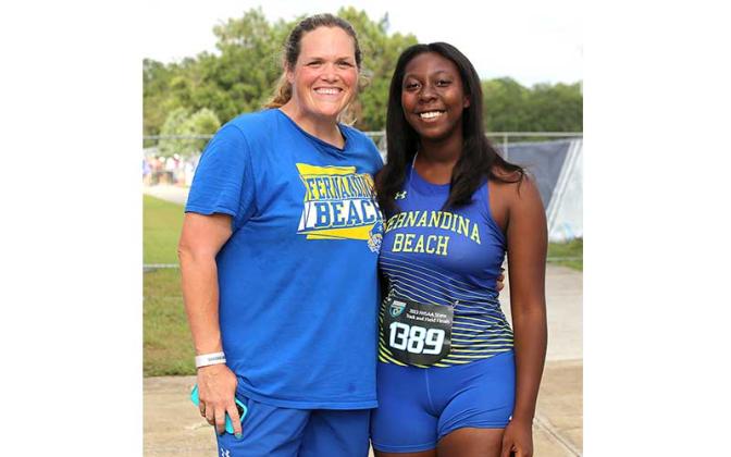 Fernandina Beach High School was represented by six athletes Thursday in the state track and field championships at the University of North Florida. Photos by Stephanie Nichols/Special