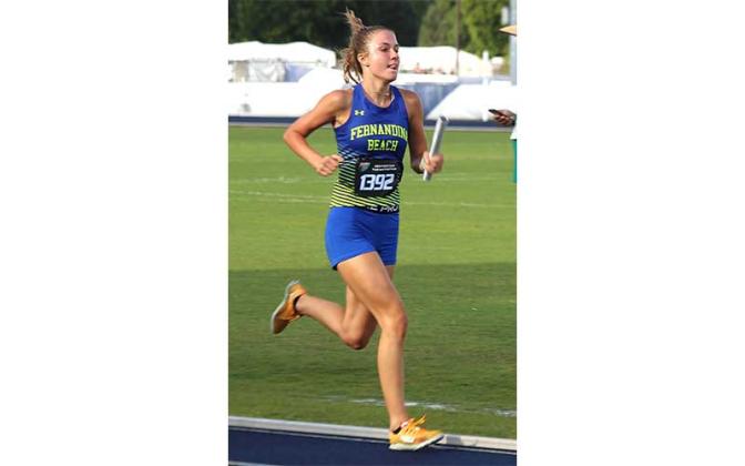 Fernandina Beach High School was represented by six athletes Thursday in the state track and field championships at the University of North Florida. Photos by Stephanie Nichols/Special
