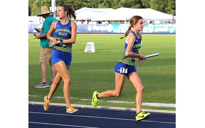 Fernandina Beach High School was represented by six athletes Thursday in the state track and field championships at the University of North Florida. Photos by Stephanie Nichols/Special