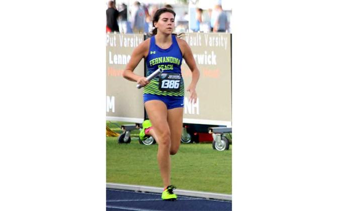 Fernandina Beach High School was represented by six athletes Thursday in the state track and field championships at the University of North Florida. Photos by Stephanie Nichols/Special