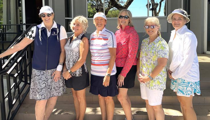 The nine-hole Ladies Golf Association at the Golf Club of Amelia Island held end-of-the-season events, and championship winners are, from left, Janet Swanson, Teresa Howden, Paula Grim, Linda Cooley, Andrea Buehler and Kerry Markowski. Not pictured: Agnes Broderick. Submitted photo