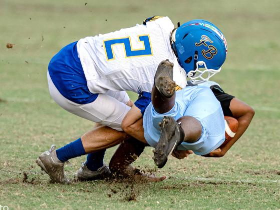 The Fernandina Beach High School football team traveled to Ribault Thursday night to play in its spring game. Photos by Penny Glackin/Special