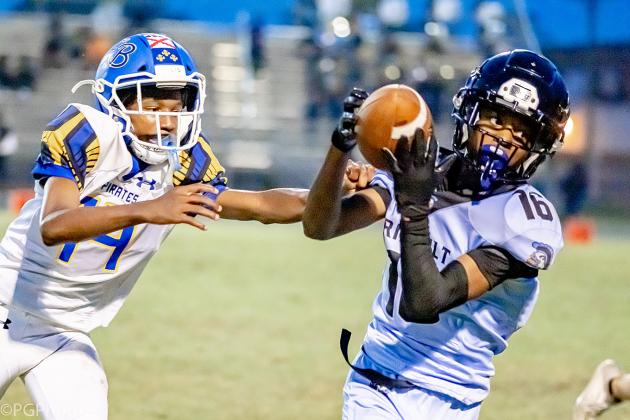 The Fernandina Beach High School football team traveled to Ribault Thursday night to play in its spring game. Photos by Penny Glackin/Special