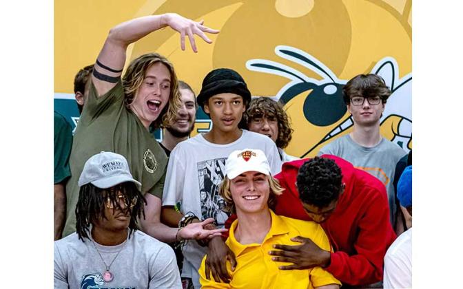 Signing day at Yulee High School. Photo by Penny Glackin/Special