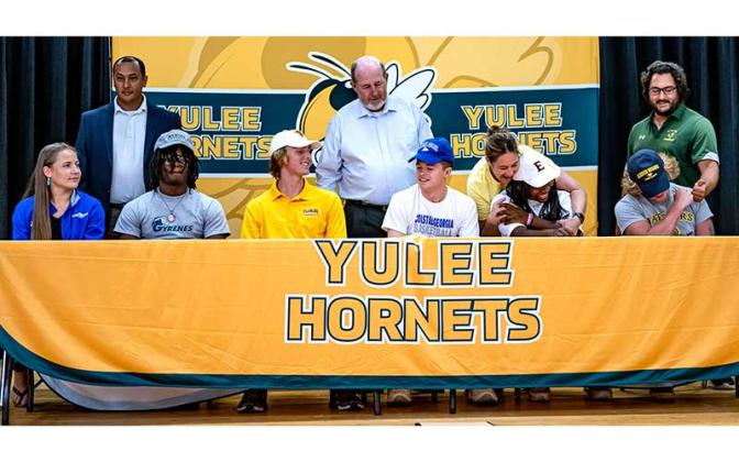 Signing day at Yulee High School. Photo by Penny Glackin/Special