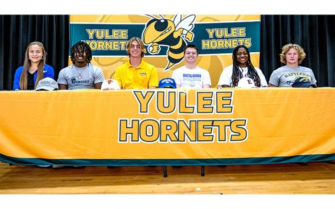 Signing day at Yulee High School. Photo by Penny Glackin/Special
