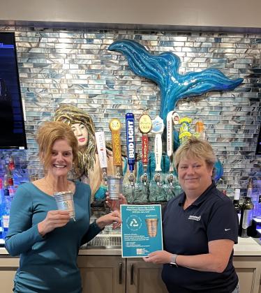 Over 36,000 reusable cups like this one have served delicious drinks since Keep Nassau Beautiful launched the #ReFillNassauFL campaign in December. Submitted photo
