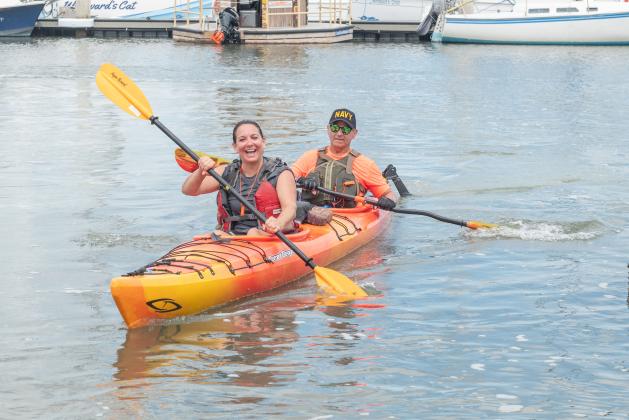 Paddling for heroes raises awareness of veteran suicide. Photos by Mariah Lovin/Special