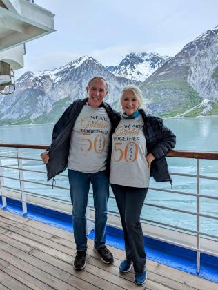Kym Dunton and her husband celebrate 50 years of marriage. Photo submitted