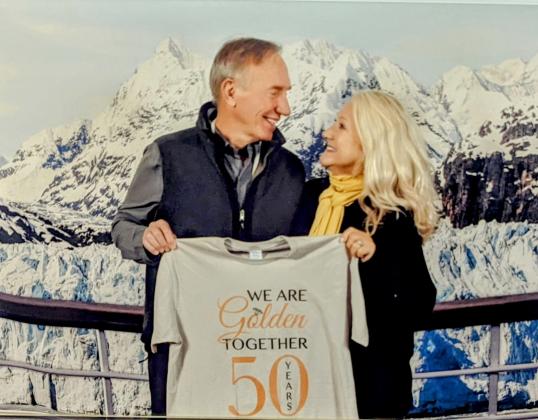 Kym Dunton and her husband celebrate 50 years of marriage. Photo submitted