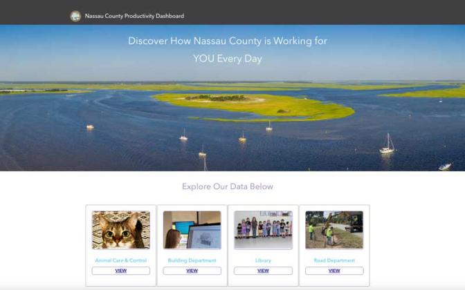Nassau County Productivity Dashboard  Submitted photo