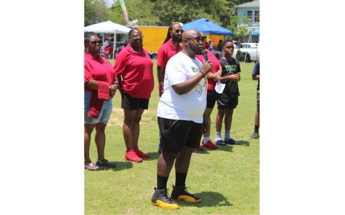 The fourth annual Juneteenth jump-off was held at the Peck Center Saturday. Photo by Julia Roberts/News-Leader