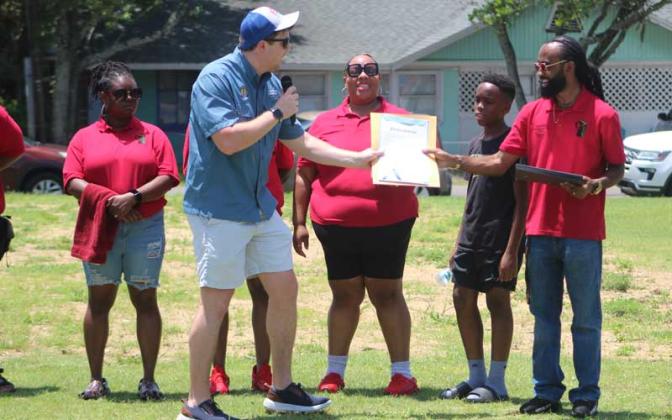 The fourth annual Juneteenth jump-off was held at the Peck Center Saturday. Photo by Julia Roberts/News-Leader