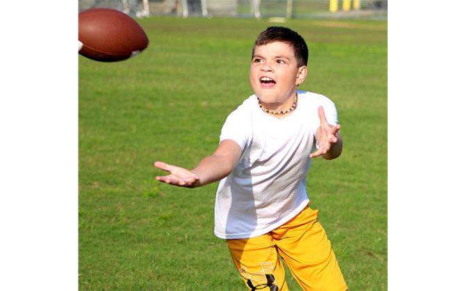 Football camp in Fernandina. Photo by Beth Jones/News-Leader