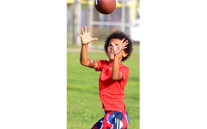 Football camp in Fernandina. Photo by Beth Jones/News-Leader
