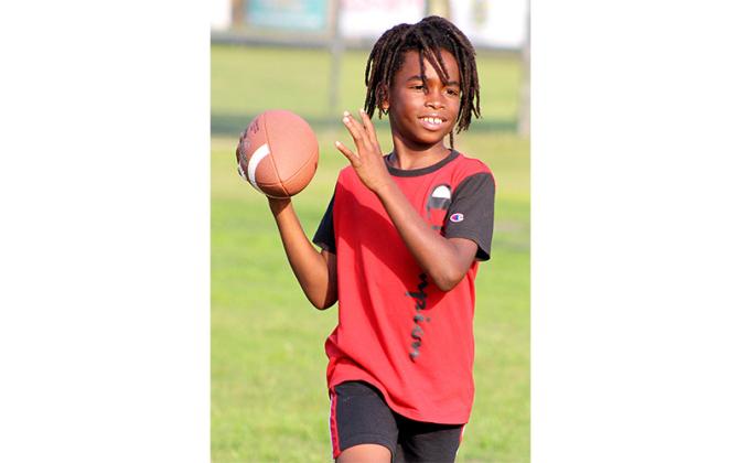 Football camp in Fernandina. Photo by Beth Jones/News-Leader
