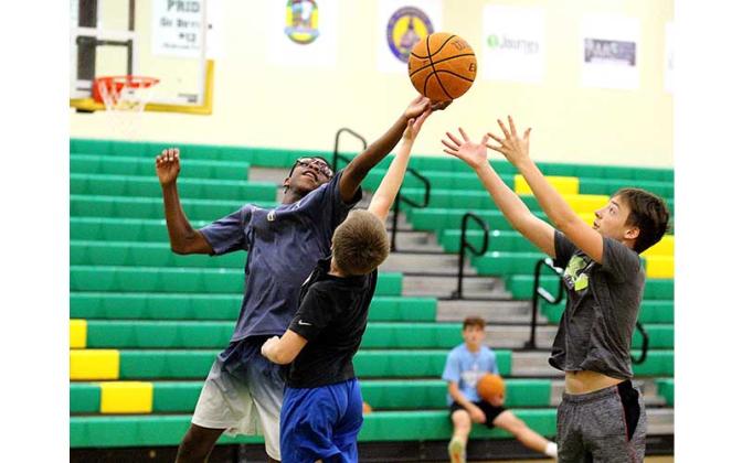 Yulee High School is hosting the first of two summer basketball camps. Photo by Beth Jones