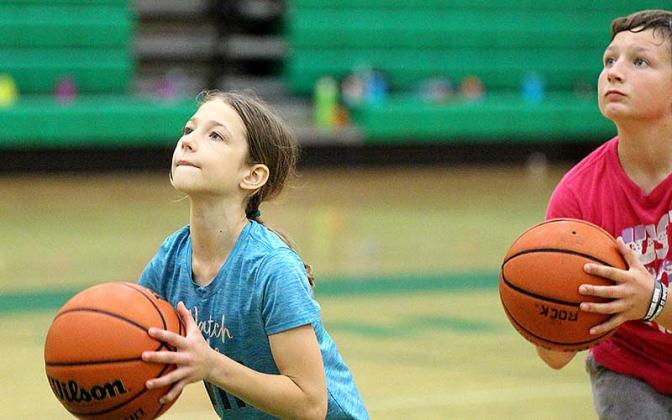 Yulee High School is hosting the first of two summer basketball camps. Photo by Beth Jones