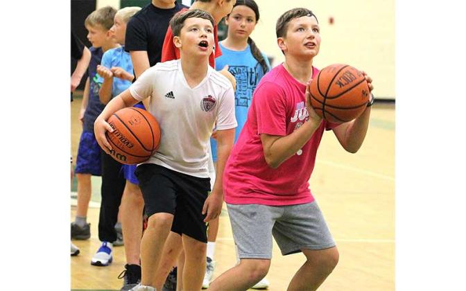 Yulee High School is hosting the first of two summer basketball camps. Photo by Beth Jones