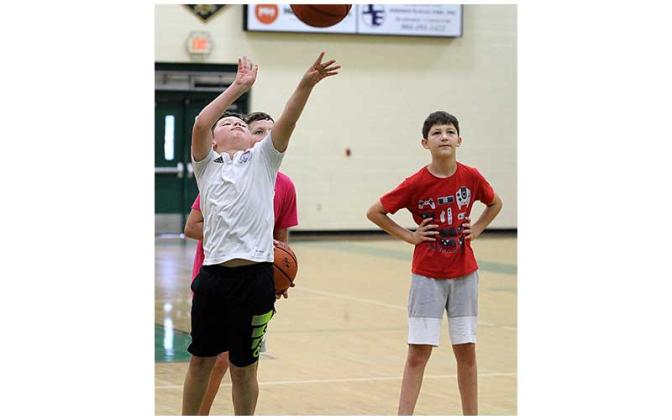 Yulee High School is hosting the first of two summer basketball camps. Photo by Beth Jones