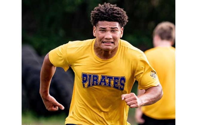 The Fernandina Beach High School football team is holding summer workouts as the Pirates prepare for the 2023 season, which kicks off Sept. 8 at Baldwin. Photo by Penny Glackin/Special
