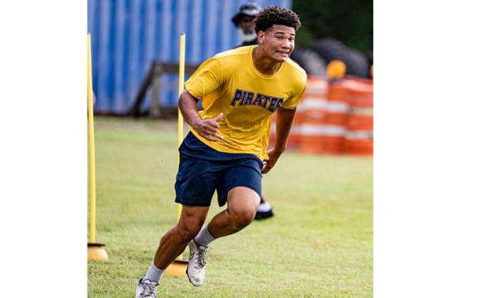 The Fernandina Beach High School football team is holding summer workouts as the Pirates prepare for the 2023 season, which kicks off Sept. 8 at Baldwin. Photo by Penny Glackin/Special