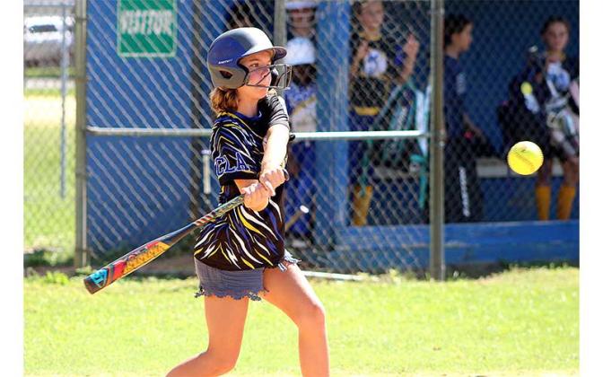 Elm Street little league holds softball camp. Photo by Beth Jones/News-Leader