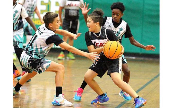 The Nassau Ballerz hosted the Last Ride Bash basketball tournament Friday through Sunday, with games played at Yulee Middle School and the Yulee Sports Complex. Photo by Beth Jones/News-Leader