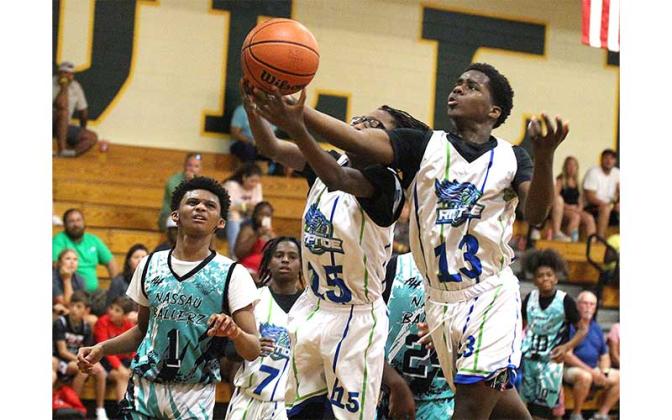 The Nassau Ballerz hosted the Last Ride Bash basketball tournament Friday through Sunday, with games played at Yulee Middle School and the Yulee Sports Complex. Photo by Beth Jones/News-Leader