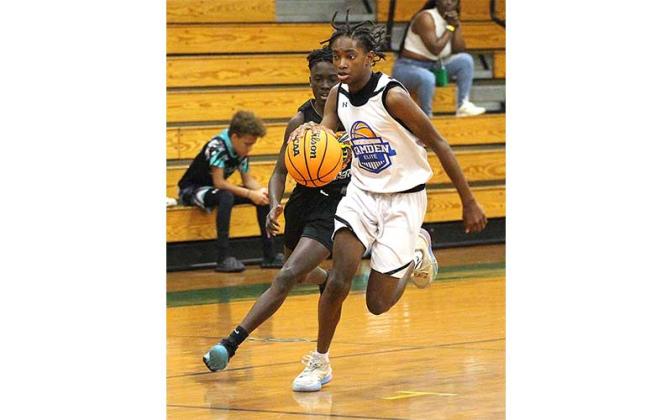 The Nassau Ballerz hosted the Last Ride Bash basketball tournament Friday through Sunday, with games played at Yulee Middle School and the Yulee Sports Complex. Photo by Beth Jones/News-Leader
