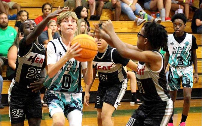 The Nassau Ballerz hosted the Last Ride Bash basketball tournament Friday through Sunday, with games played at Yulee Middle School and the Yulee Sports Complex. Photo by Beth Jones/News-Leader