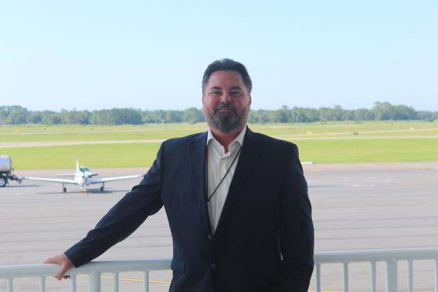 Carver takes helm of Fernandina Beach Municipal Airport. Photo by Julia Roberts/News-Leader